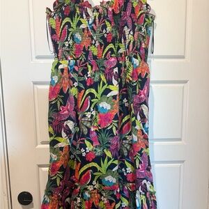 Crown & Ivy Floral Maxi Dress - Multicolor